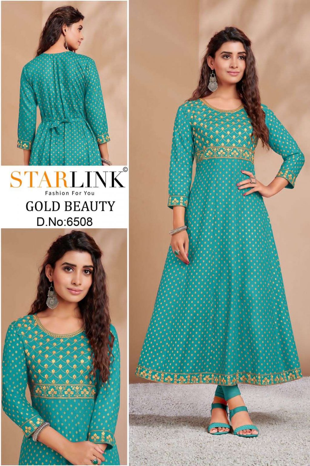 readymade-rayon-kurti-gown-in-green-rsm-silks-online